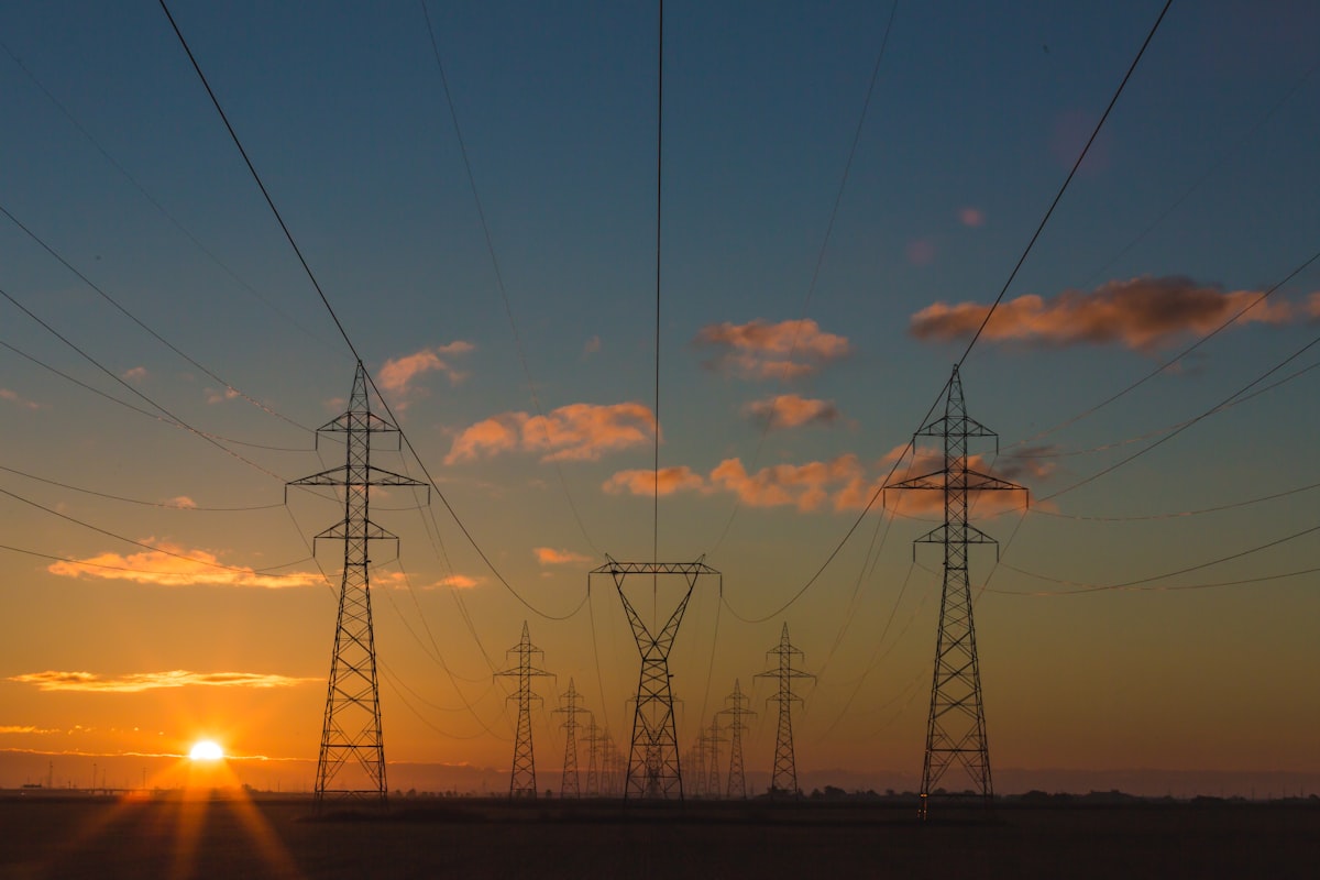 Clean energy landscape representing sustainable operations